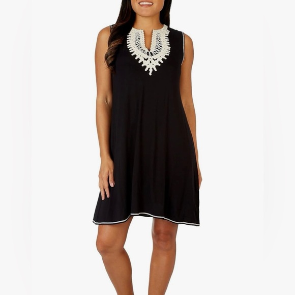 Max Studio Dresses & Skirts - Max Studio Crochet Trim Sleeveless Dress XXL